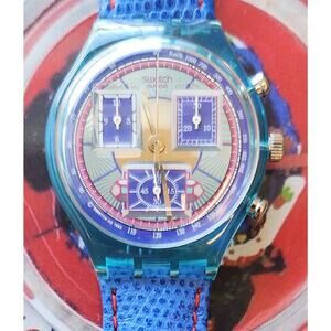 Swatch ECHODECO SCN112 1994 Chrono New old stock Chronograph watch